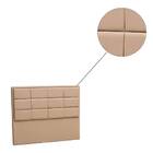 Cabeceira Box Queen 160cm Lotus Veludo Bege Tana Decor