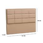 Cabeceira Box Queen 160cm Lotus Veludo Bege Tana Decor