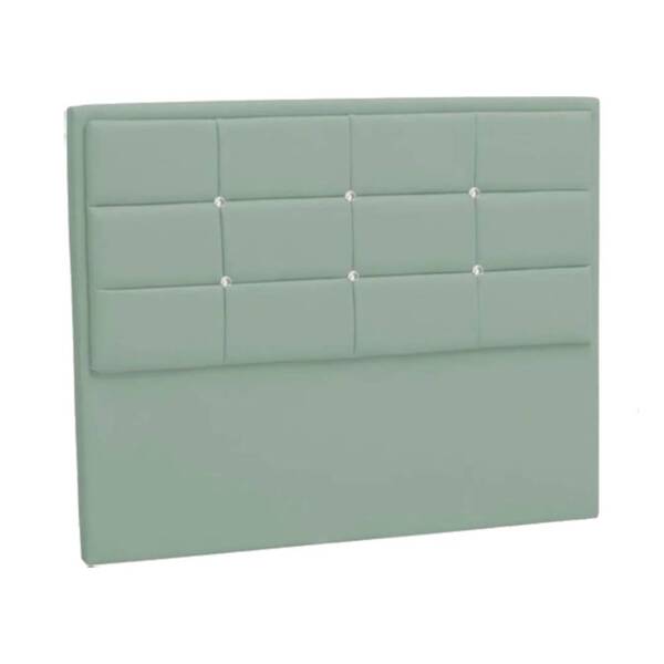 Cabeceira Box Queen 160cm Lotus Veludo Verde Claro Bnn Decor