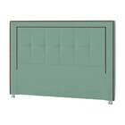 Cabeceira Box Queen 195cm Napole Veludo Verde Bnn Decor