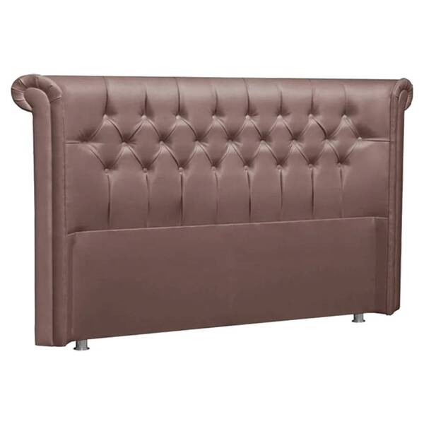 Cabeceira Box Queen 202cm Mirage Veludo Rose Tana Decor
