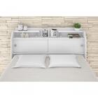 Cabeceira Box Queen Elisa Flex Branco Preto Framar