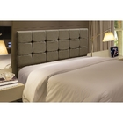 Cabeceira Box Queen Estofada Bege Rest