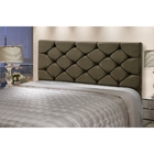 Cabeceira Box Queen Estofada Marrom Castor Aruba