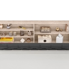 Cabeceira Box Queen Isis Amarula Com Capitonê Preto