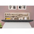 Cabeceira Box Queen Isis Amarula Com Capitonê Preto