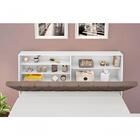 Cabeceira Box Queen Isis Branco Com Capitonê Bege Escuro