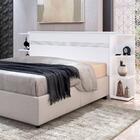 Cabeceira Box Queen Size Com Bau E Prateleiras Laterais Jade