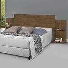 Cabeceira Box Regulável 100% Mdf Basoto Austria Castanho