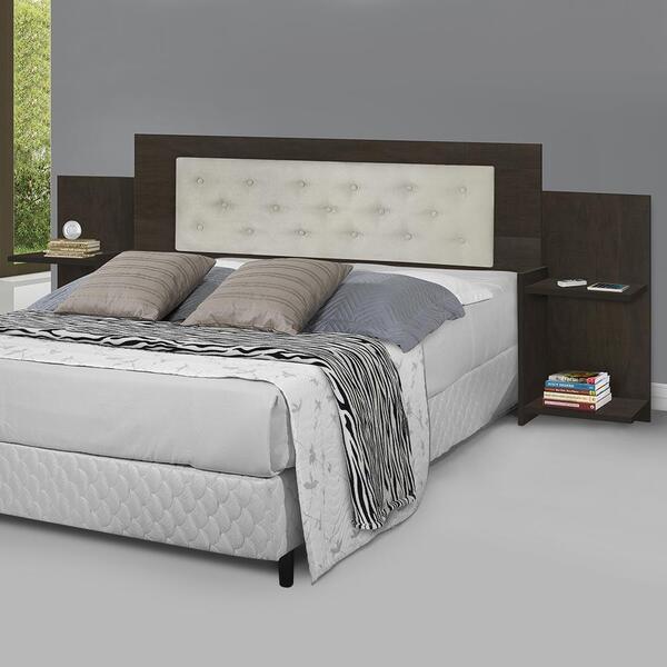 Cabeceira Box Regulável Com Captonê 100% Mdf Basoto Austria T