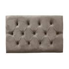 Cabeceira Box Shop Paris Solteiro 90cm Painel Em Suede Bege