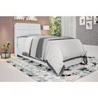Cabeceira Box Solteiro 0,88 Branco Com Painel Class Branco