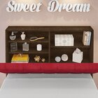 Cabeceira Box Solteiro 0,88 Isis Malbec Com Painel Class Verm