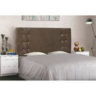 Cabeceira Box Solteiro 90 Cm Ravena Suede Marrom Claro - Next