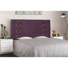 Cabeceira Box Solteiro 90 Cm Ravena Veludo Violeta - Nexta Ca