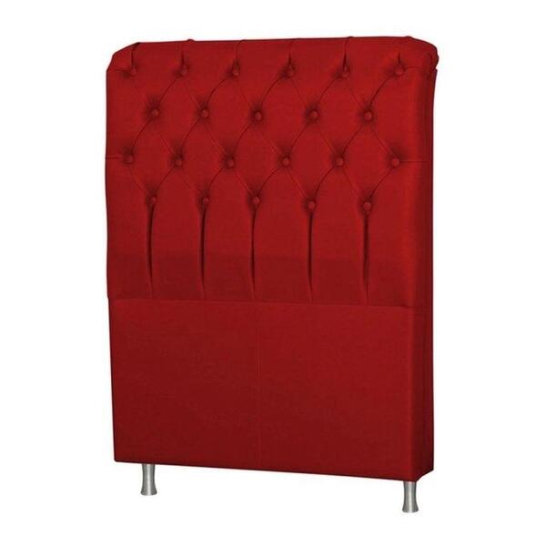 Cabeceira Box Solteiro 90 Cm Tca 53  Vermelho