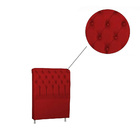 Cabeceira Box Solteiro 90 Cm Tca 53  Vermelho