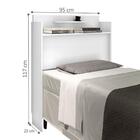 Cabeceira Box Solteiro Austin Branco