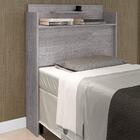 Cabeceira Box Solteiro Austin Cinza Mad