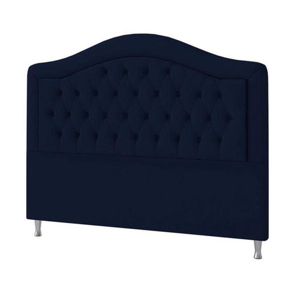 Cabeceira Box Solteiro Belize 90 Cm Tca 948  Azul