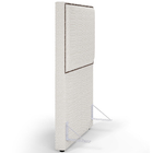 Cabeceira Box Solteiro Com Tachas 100 Cm Vicenza L02 Bouclê C