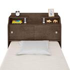 Cabeceira Box Solteiro Elisa Chocolate