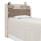 Cabeceira Box Solteiro Elisa Flex Avelã Madeira Castanho Fram