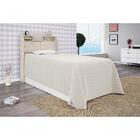 Cabeceira Box Solteiro Elisa Flex Avelã Madeira Castanho Fram