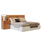 Cabeceira Box Solteiro Logan Com 1 Mesa De Cabeceira Clic Móv