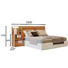 Cabeceira Box Solteiro Logan Com 1 Mesa De Cabeceira Clic Móv