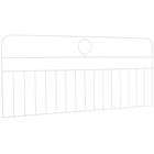 Cabeceira Brandemburgo King Size Branca