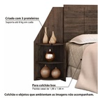 Cabeceira Bréscia II Queen 1,60 - Café