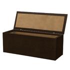 Cabeceira C/calçadeira Baú Istambul Cama Box Casal Chocolate