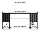 Cabeceira Caemmun Lucius P/cama De Casal C/mesa De Cabeceira