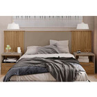 Cabeceira Caemmun Lucius P/cama De Casal C/mesa De Cabeceira