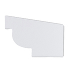 Cabeceira Calha Moldura 28 Direita Branca Calha Forte