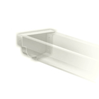 Cabeceira Calha Moldura 28 Esquerda Branca Calha Forte