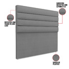 Cabeceira California Para Cama Box Casal 140 Cm Veludo Luxo G