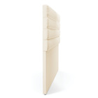 Cabeceira California Para Cama Box King 190 Cm Corino Bege M1