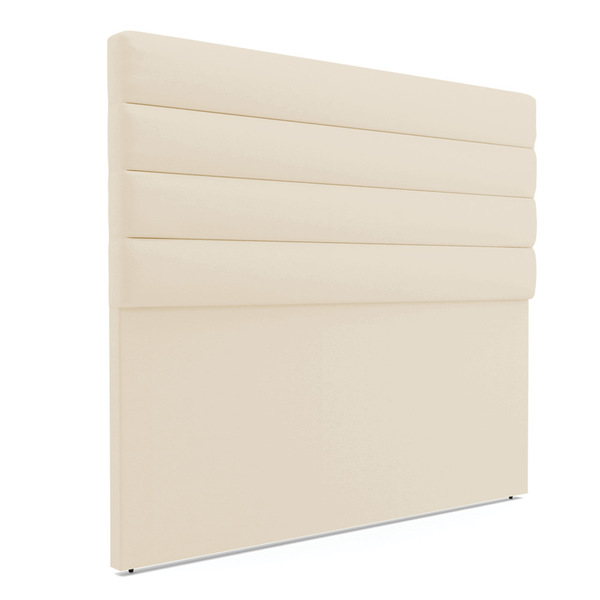 Cabeceira California Para Cama Box King 190 Cm Linho Bege A19