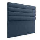 Cabeceira California Para Cama Box Queen 160 Cm Suede Azul Ma