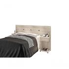 Cabeceira Cama Box Ajustável Amarula Com Capitonê Corino Bran