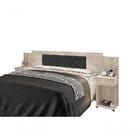 Cabeceira Cama Box Ajustável Amarula Com Capitonê Corino Pret