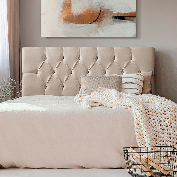 Cabeceira Cama Box Casal 1,40 Capitonê Estofada Ws Mobilia Pa