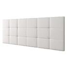 Cabeceira Cama Box Casal 1,40 Suspensa Bia Corino - Branco -