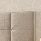 Cabeceira Cama Box Casal 1,40 Suspensa Bia Suede - Areia - Lo