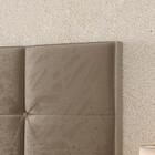 Cabeceira Cama Box Casal 1,40 Suspensa Bia Suede - Bege - Loj