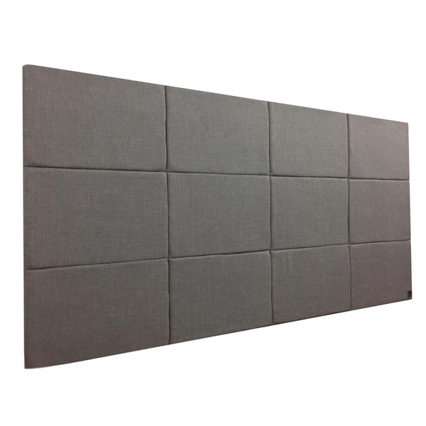 Cabeceira Cama Box Casal 12 Blocos Alce Couch Linho Cinza 75c