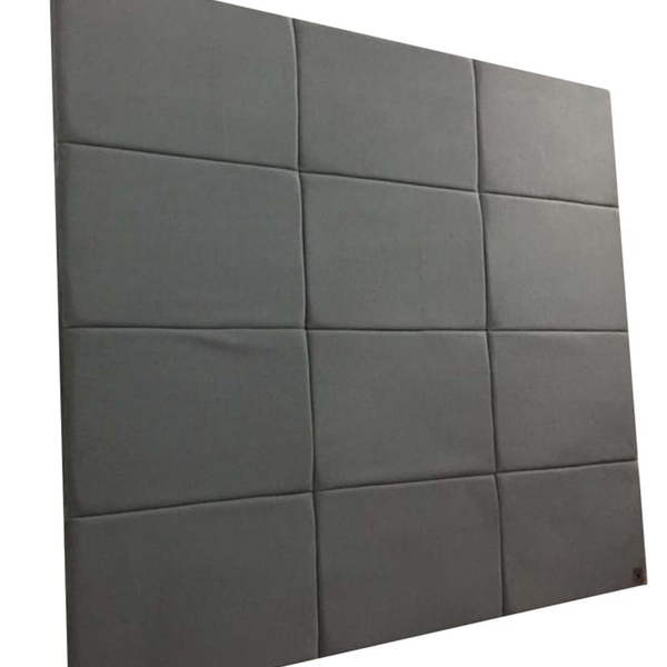 Cabeceira Cama Box Casal 12 Blocos Alce Couch Veludo Cinza 10