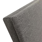 Cabeceira Cama Box Casal 13 Geométrico Alce Couch Linho Cinza